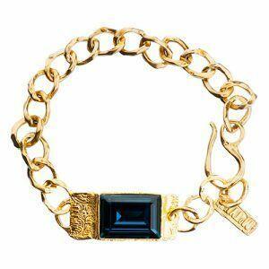 handmade Art Deco bracelet with crystal