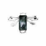handmade silver brooch