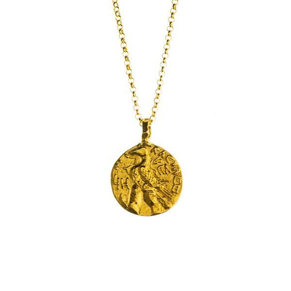 gold plated coin bracelet