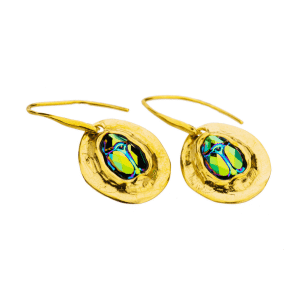 coin shaped earrings
