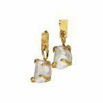 silver handmade earrings with pearls