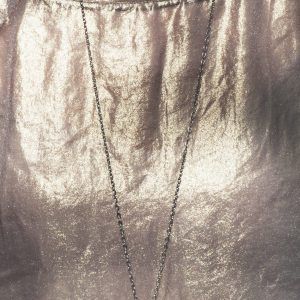 small silver necklace