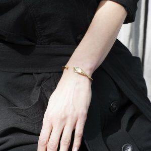 artistic bracelet with crystal