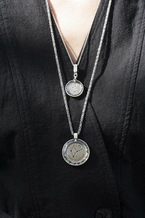 silver necklace handmade