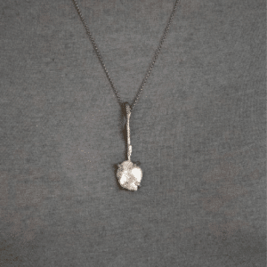 artistic handmade necklace with pearl