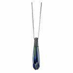handmade necklace with big crystal