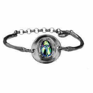 scarab crystal bracelet