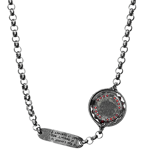 cosmic energy necklace with quartz