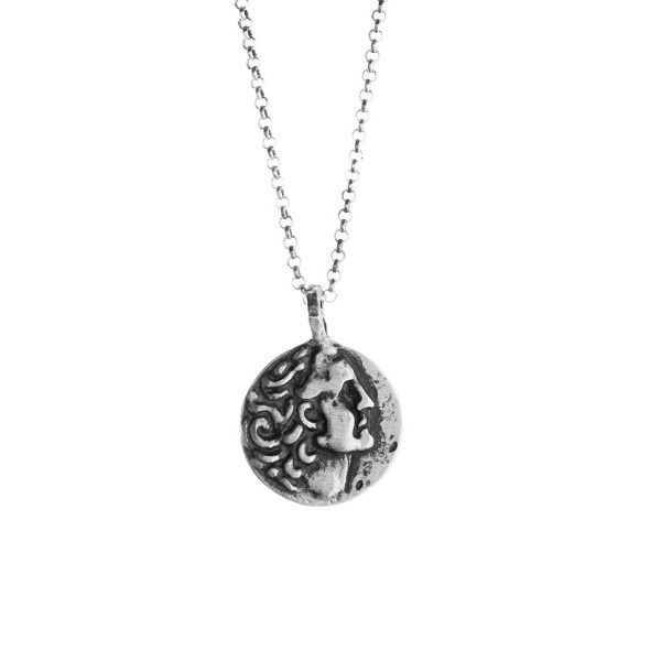 silver coin bracelet