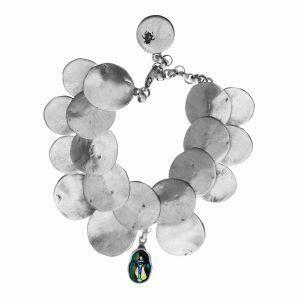 egyptian bracelet with plates and scarab