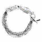 handmade unique silver bracelet with pearl