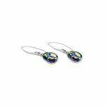 silver earrings in egyptian style