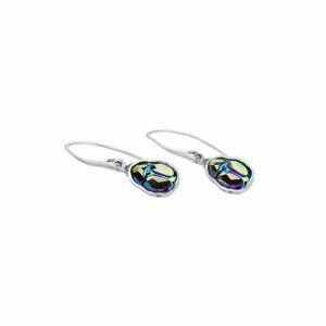 silver earrings in egyptian style