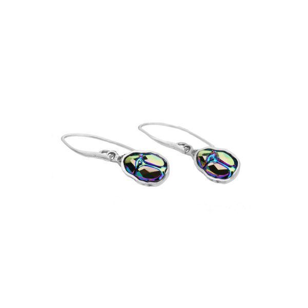 silver earrings in egyptian style