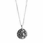 silver coin necklace