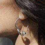 handmade gold earrings