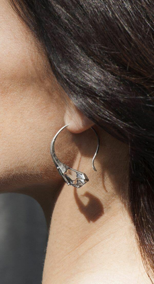 handmade gold earrings
