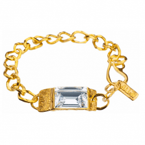 handmade Art Deco bracelet with crystal