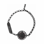 cosmic energy silver handmade bracelet