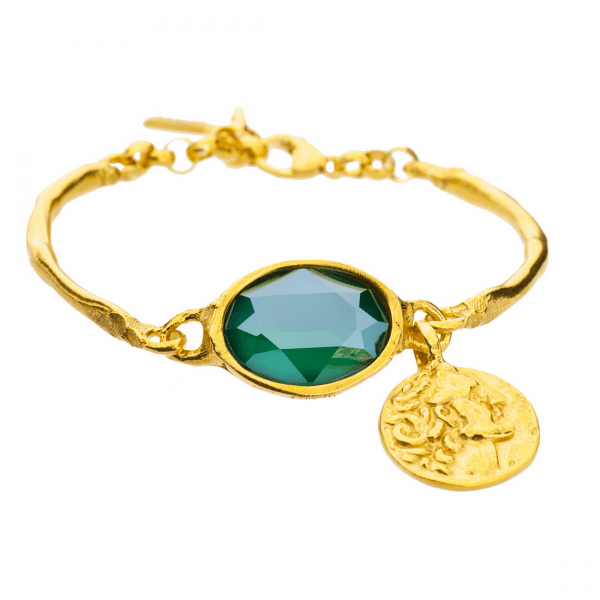 bracelet with ancient Egyptian coin
