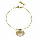 Artistic bracelet with crystal