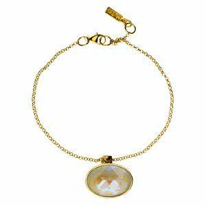 Artistic bracelet with crystal