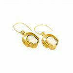 double sided earrings with crystals