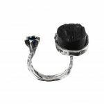 ring with natural stone