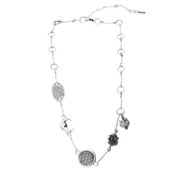 silver necklace handmade