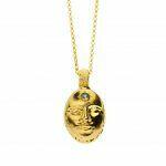 handmade gold plated necklace
