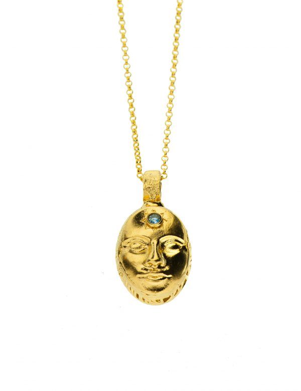 handmade gold plated necklace