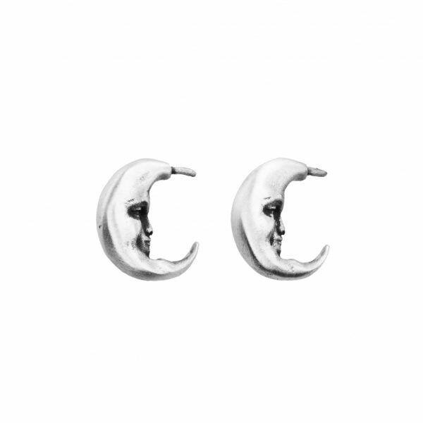 minimal silver earings