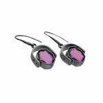 double sided earrings with crystals
