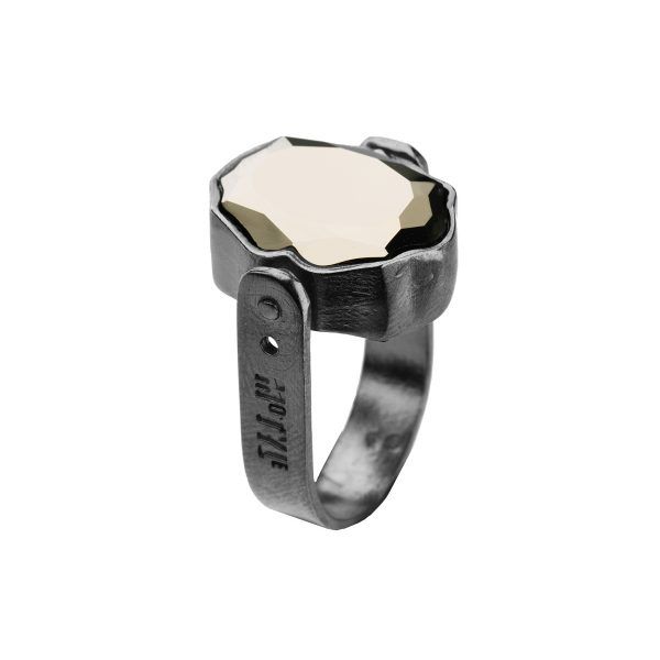 double-sided ring inspired by ancient Egypt