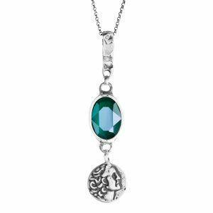 necklace with ancient Egyptian coin