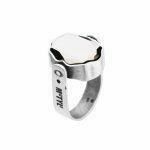 double-sided ring inspired by ancient Egypt