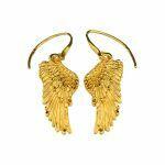 Artistic silver earrings