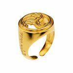 Handmade silver unisex signet ring