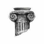 Silver male signet ring with marble stone