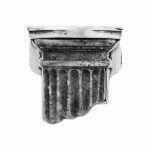 Artistic silver male signet ring with natural marble stone