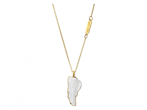 Artistic handmade silver necklace