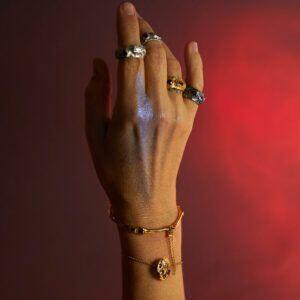 silver jewelry motyle magma