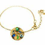 gold plated bracelet magma