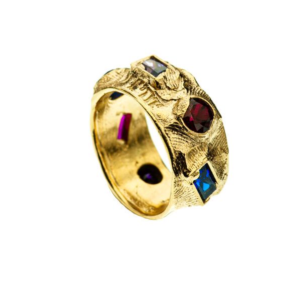 gold plated ring motyle