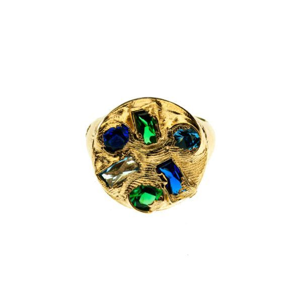 gold plated ring magma collection