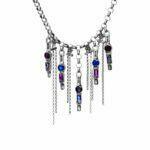 silver necklace from the magma collection