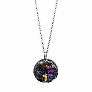 silver necklace form the magma collection