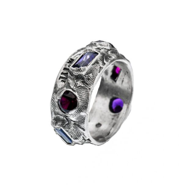 silver ring from the magma collection