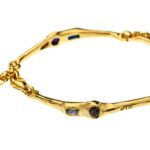 gold plated bracelet from the magma collection