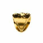 gold plated ring from the magma jewelery collection